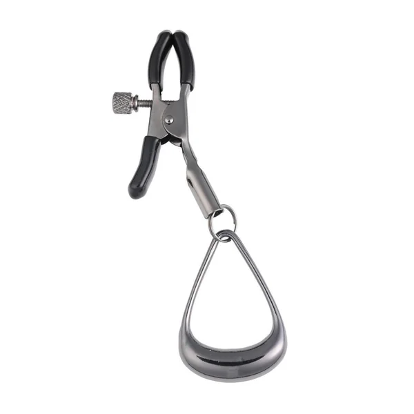 Velvet Noir Tuggable Nipple Clamps - Black