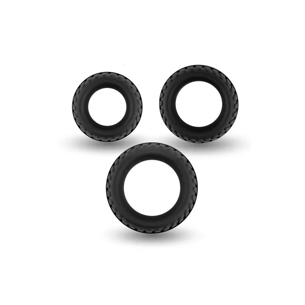 Velv'Or Rooster Floki 3-Piece Cock Ring Set