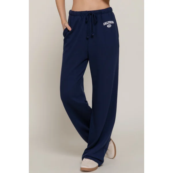 Waistband Print Detail Sweatpants