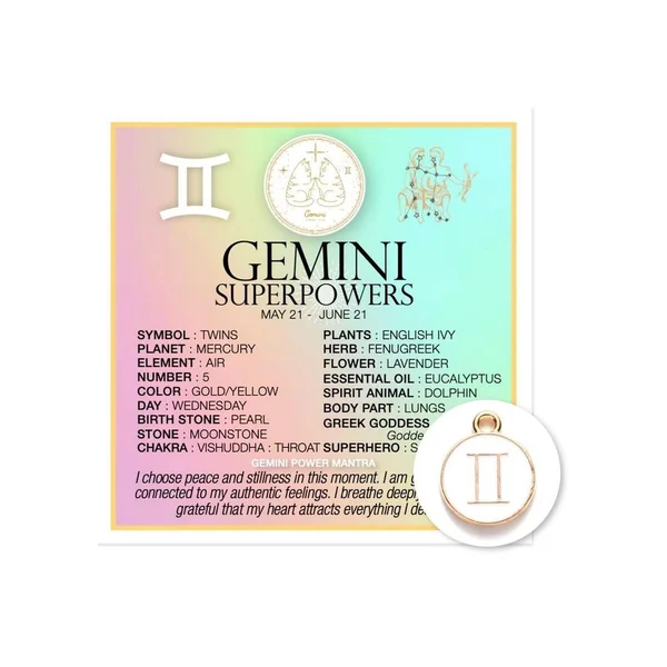Warm Human Zodiac Gemini