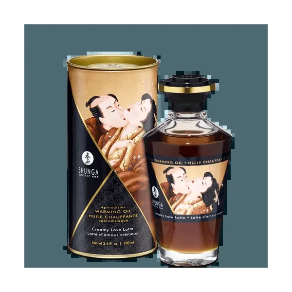Warming Massage Oil Love Latte 3.5 Oz