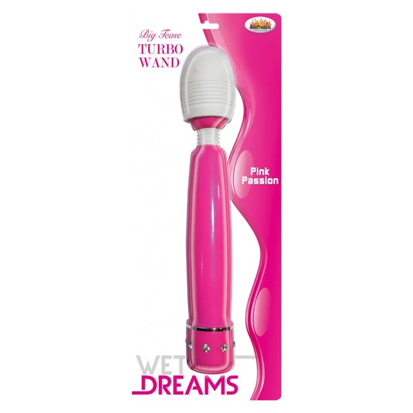 Wet Dreams Big Tease Turbo Wand Magenta