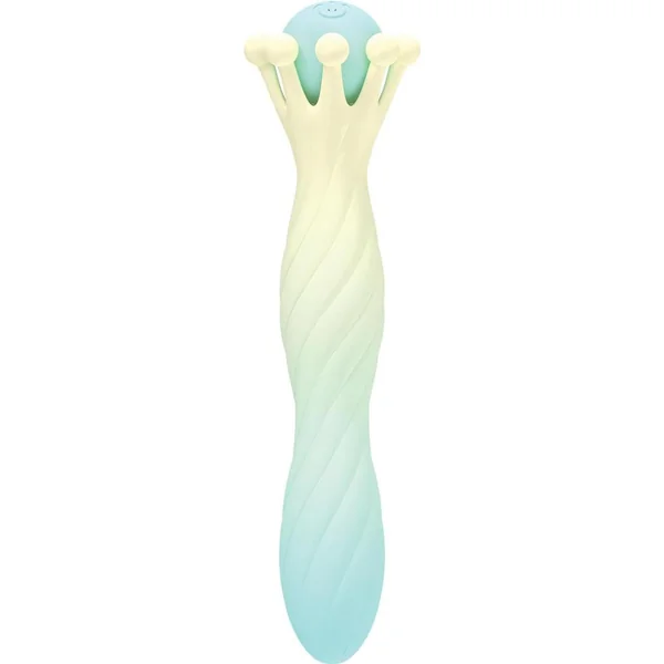Wet Dreams Crown Jewel Rechargeable Silicone Crown Scepter Vibrating Wand – Multicolor