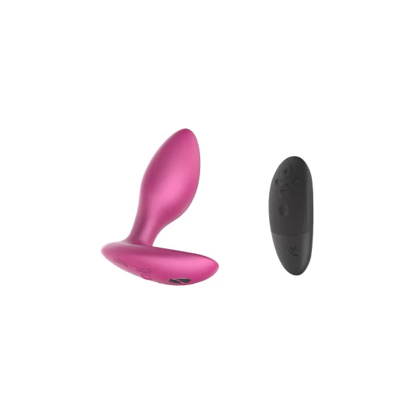 We-Vibe Ditto+ Rechargeable Remote-Controlled Silicone Vibrating Anal Plug, Cosmic Pink