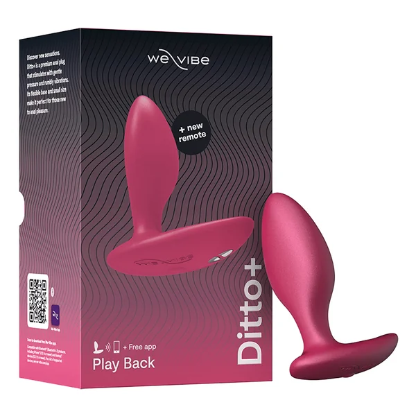 We-Vibe Ditto+ Vibrating Anal Plug