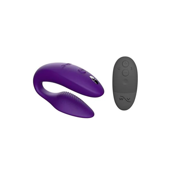 We-Vibe Sync 2nd Generation Rechargeable Silicone Couples Vibrator with Remote Control – Purple