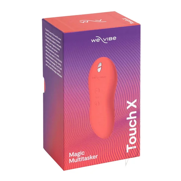 We-Vibe Touch X Rechargeable Silicone Clitoral Mini Vibrator - Crave Coral
