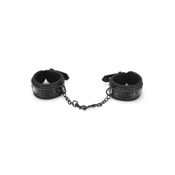 Whip Smart Diamond Hand Cuff – Black