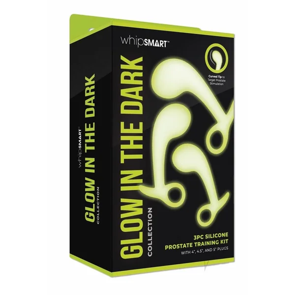 WhipSmart Glow in the Dark Prostate Training Kit (3 Piece) - Green