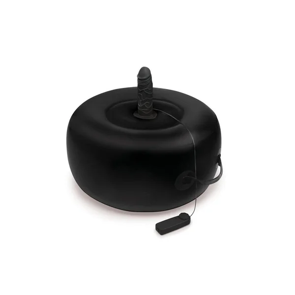 WhipSmart Inflatable Vibrating Love Seat with Remote – Black