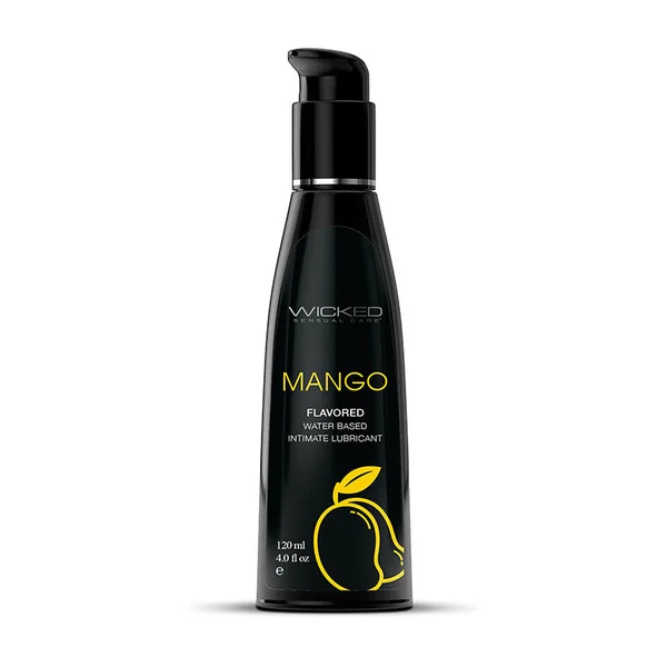Wicked Aqua Mango Lubricant 120 ml - Mango Flavored Water Based