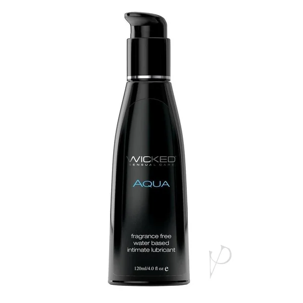 Wicked Aqua Water Based Lubricant Fragrance Free 4oz