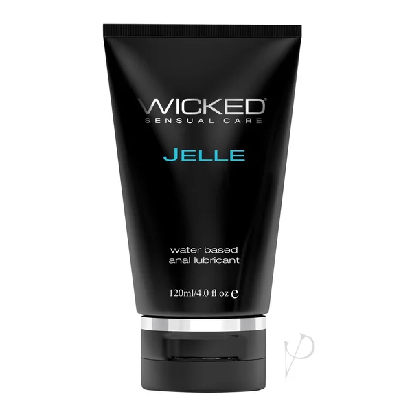 Wicked Jelle Water Based Anal Gel Lubricant 4oz