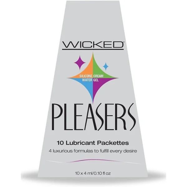 Wicked Sensual Pleasers Variety Pack Refill Flavoured Lubricant
