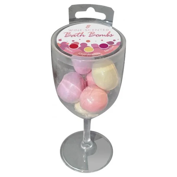 Wine Scented Bath Bombs 3 Scents 8 Bombs Per Glass
