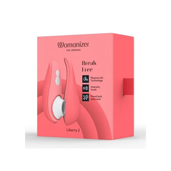 Womanizer Liberty 2 Rechargeable Silicone Clitoral Stimulator – Vibrant