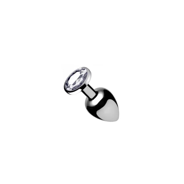 XR Brands - Booty Sparks - Clear Gem Anal Plug - Medium