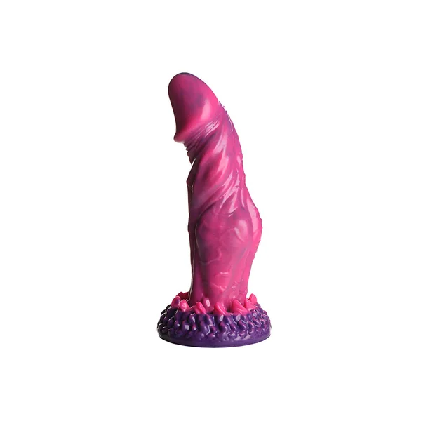XR Brands - Creature Cocks - Xenox Remote Control Vibrating Silicone Dildo - Hot Pink
