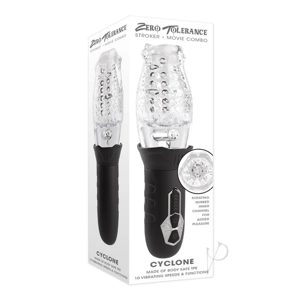 Zero Tolerance Cyclone Rechargeable Stroker - Clear/Black