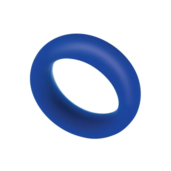 Zolo Extra Thick Silicone Cock Ring – Navy